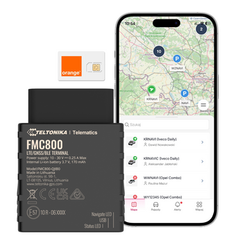 Lokalizator GPS 4G Teltonika FMC800